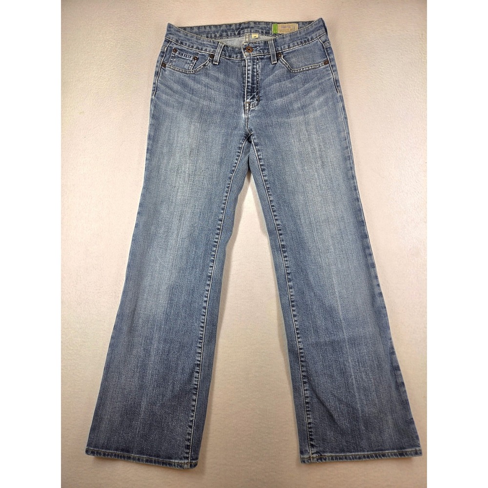 GAP Essential Stretch Jeans Womens Size 4 Ankle Blue Denim Medium Wash Flare